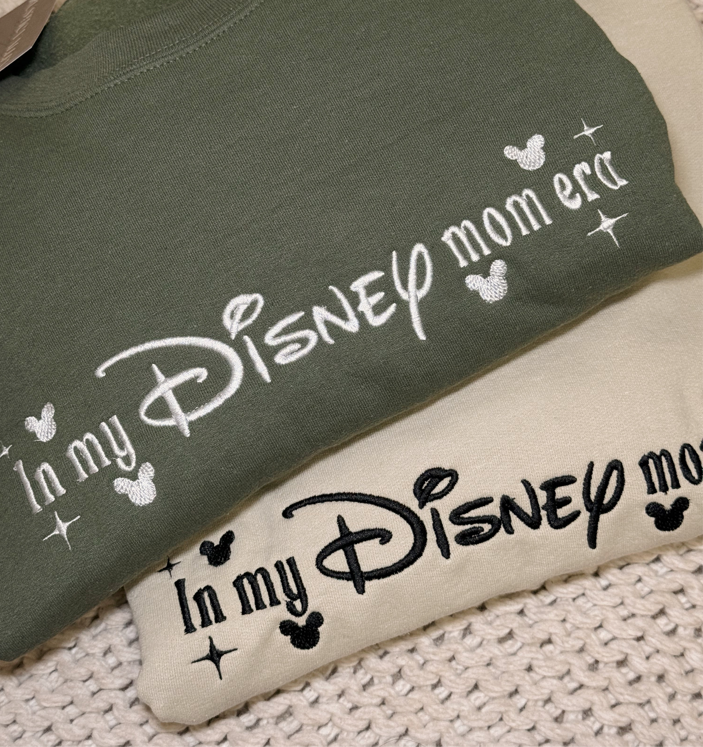 In my Disneymom Era Embroidered Crewneck