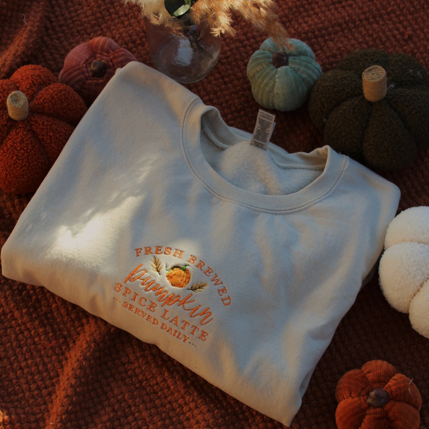 Fresh Brewed Embroidered Crewneck