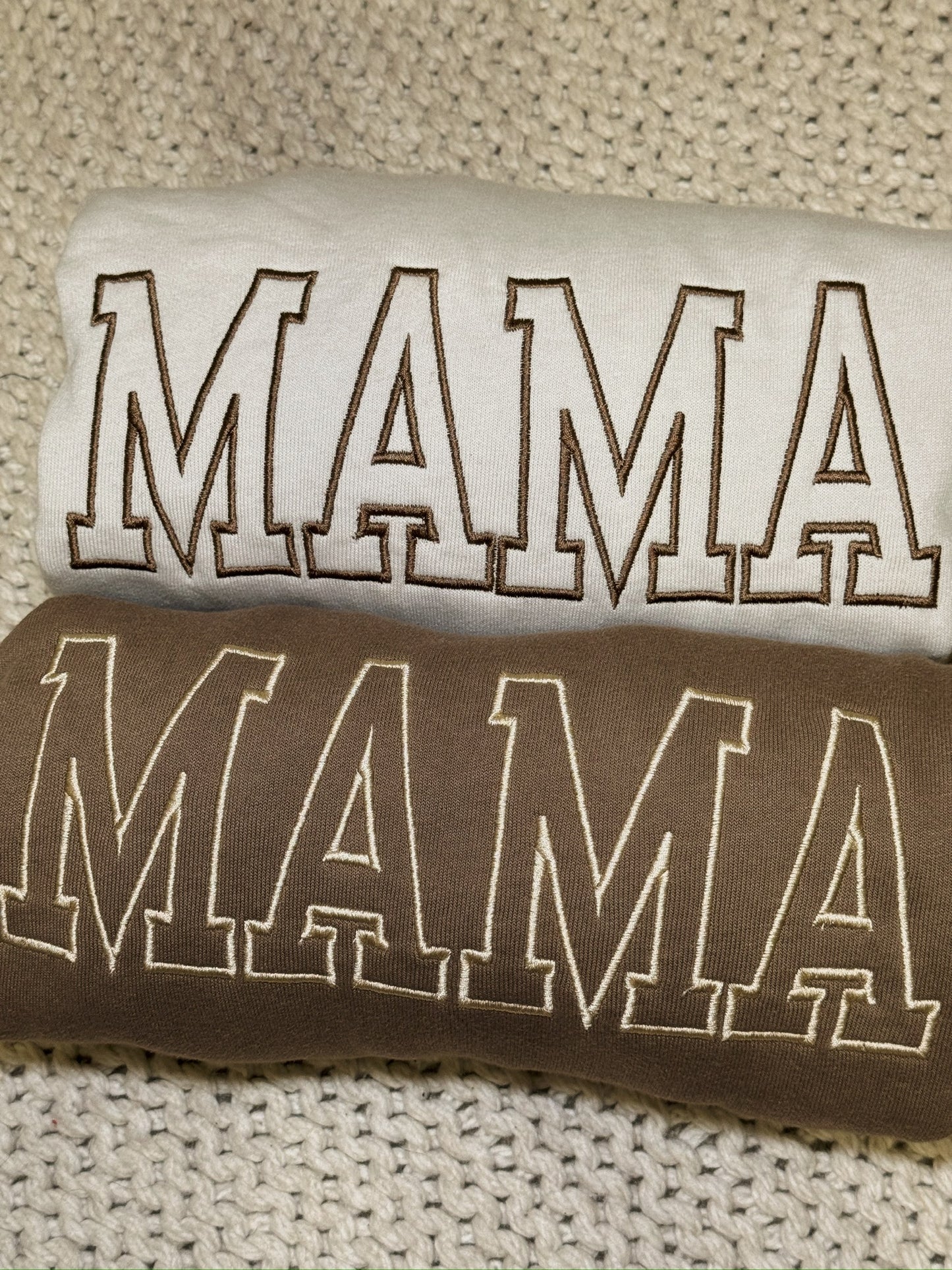 Mama Embroidered Crewnecks