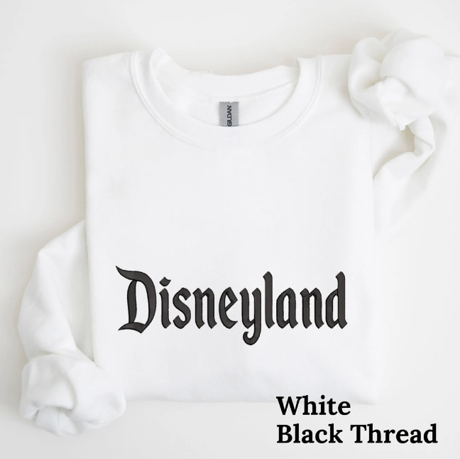 Disneyland Embroidered Crewneck