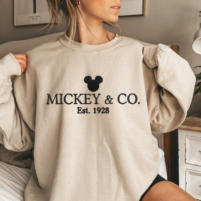 Mickey & Co Embroidered Sweatshirt