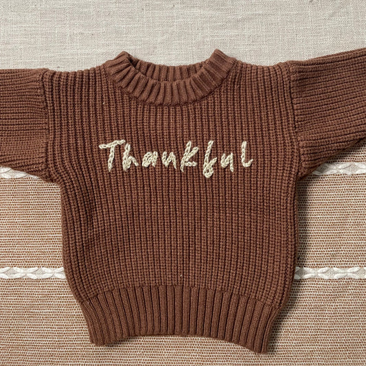 Kids Thankful Crewneck